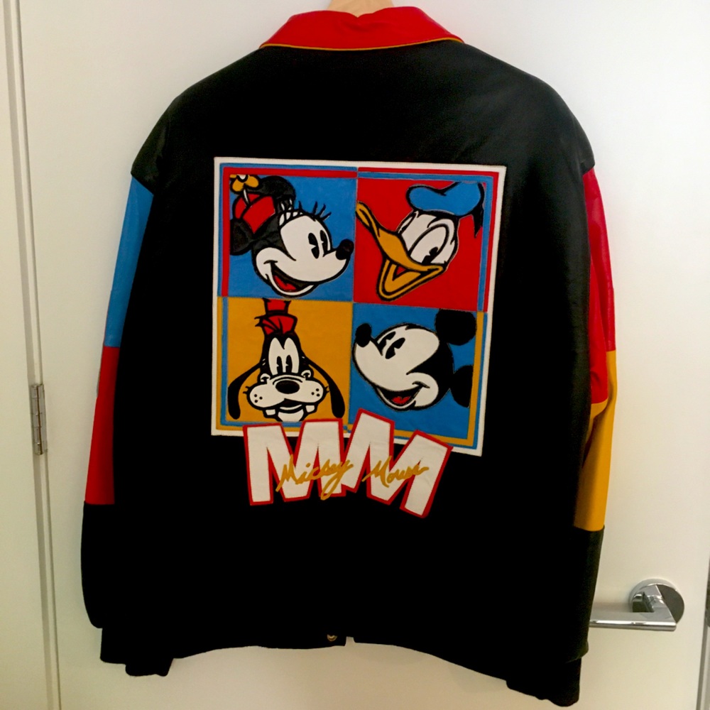 Jeff Hamilton Vintage Disney Mickey Leather Jacket